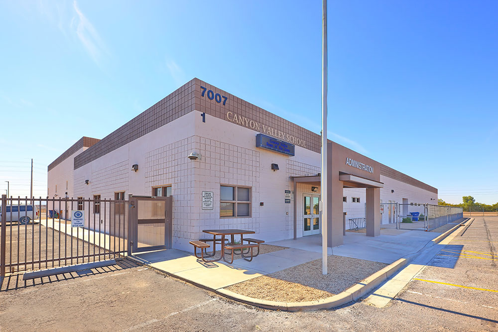 Canyon Valley High School Secure Entry Way