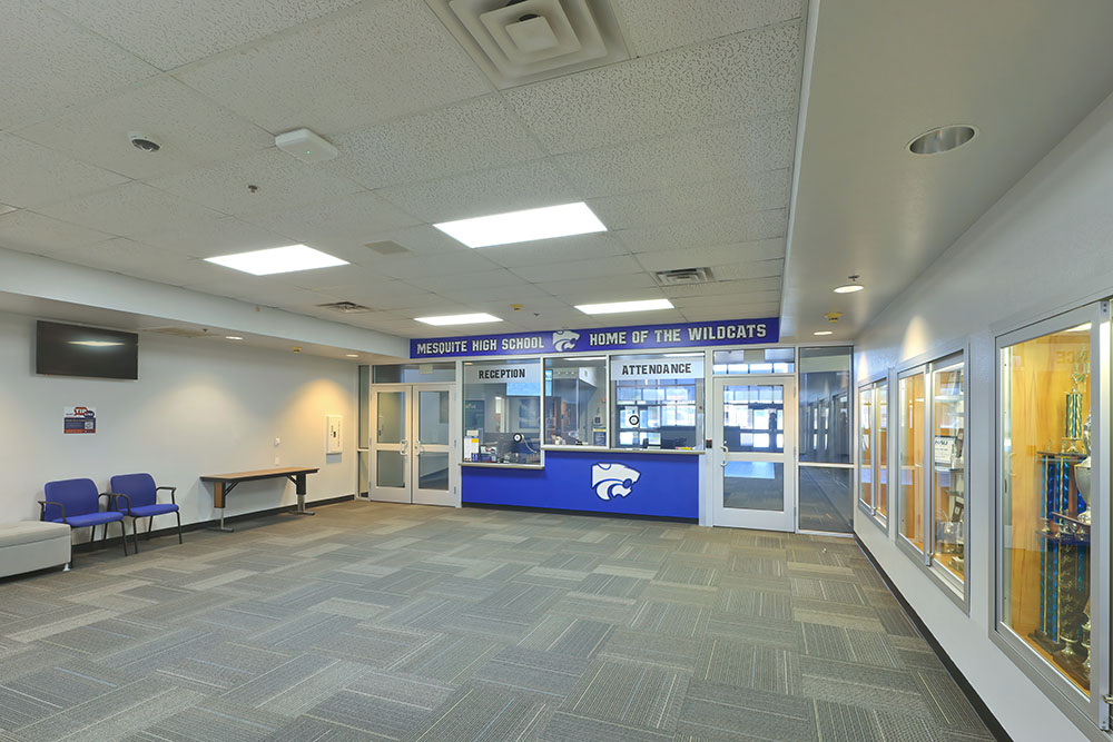 Mesquite High School Secure Entry Ways