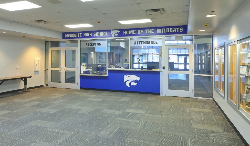 Mesquite High School Secure Entry Way