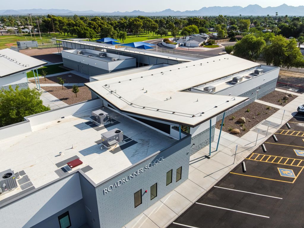 Roadrunner School roof